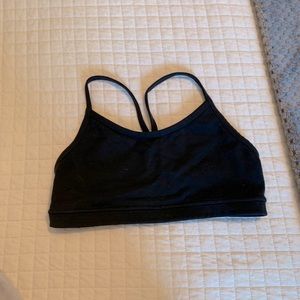 Lululemon Black Flow Y Sports Bra